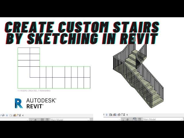 Revit Tutorials | How to Create Stair by Sketch | Revit 2021