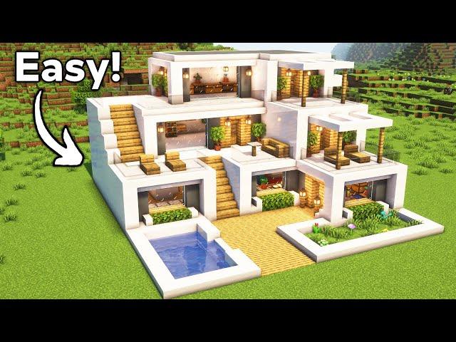 Minecraft: Ultimate Modern House Tutorial