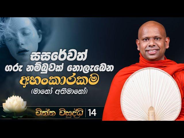 14) සසරේවත් ගරු නම්බුවක් නොලැබෙන අහංකාරකම... | චිත්ත විසුද්ධි | Venerable Welimada SaddaseelaThero