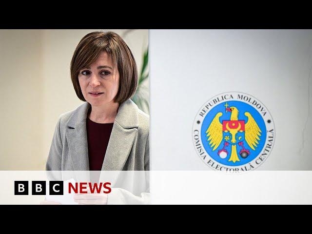 Russia denies interfering with votes in Moldova | BBC News