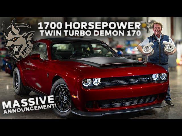 1700 HP TWIN-TURBO DODGE DEMON 170 ANNOUNCEMENT