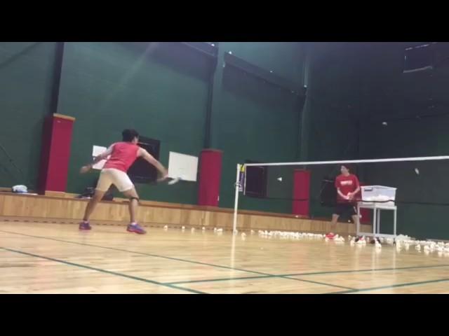 Badminton defense lesson - Badminton If you are a defensive man, 70% will eat.