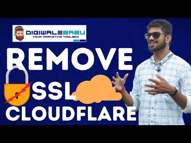  100% Solved  How To Remove Cloudflare SSL Certificate  | Remove SSL Certificate | Cloudflare