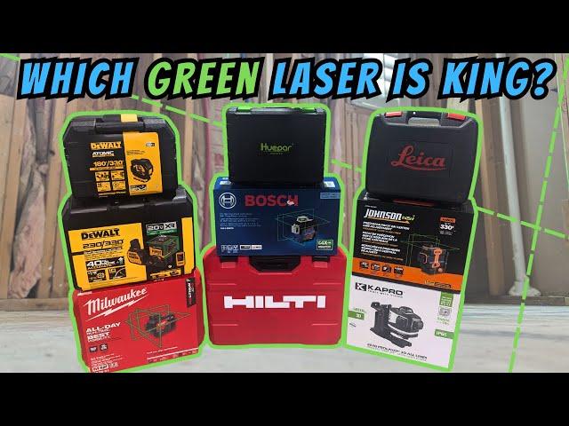 The Ultimate Green Laser Level Showdown - Which One Really Is The Brightest?