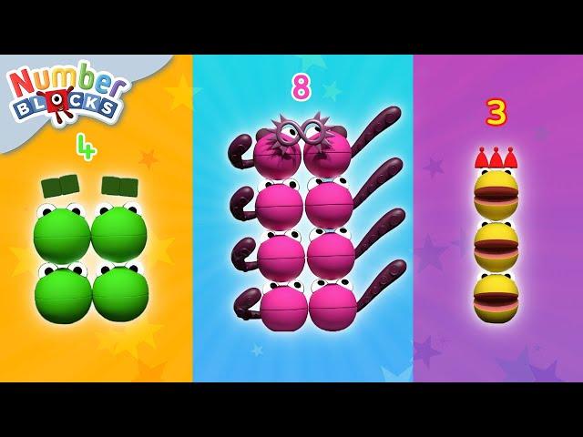 NUMBERBLOBS | Épisodes complets | Apprendre à additionner et soustraire | ​Numberblocks en français