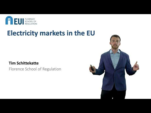 Video lecture | Electricity markets in EU