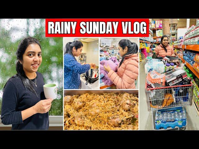 ‍ Home Style Muslim Biryani on a Weekend | Costco Shopping | Day In My Life | USA Tamil VLOG