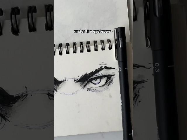 HOW to DRAW EYES!!️️- #sketchbook #art