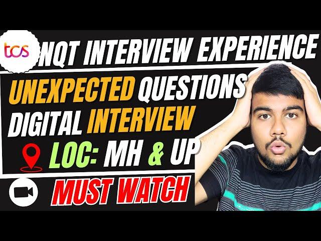 Unexpected Questions in TCS Interview | MH & UP Candidate Experience