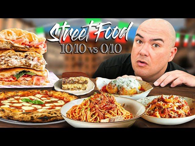 Italian STREET Food!!  From North to South I tried all.