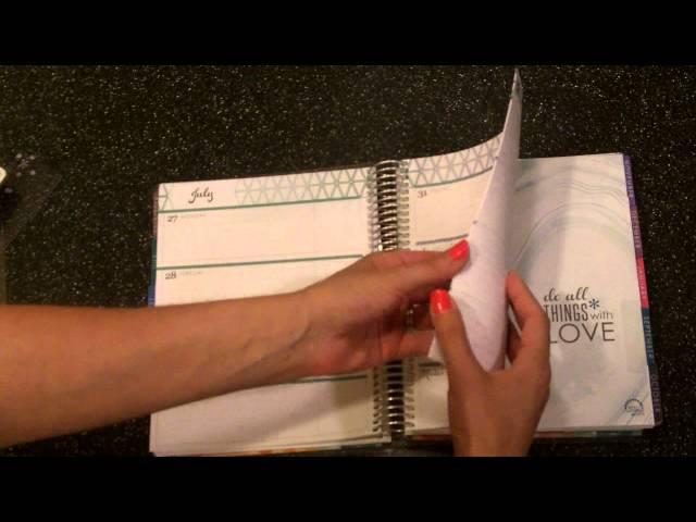 New 2015-2016 Erin Condren Life Planner Horizontal Layout Unboxing and Review by JenPlans