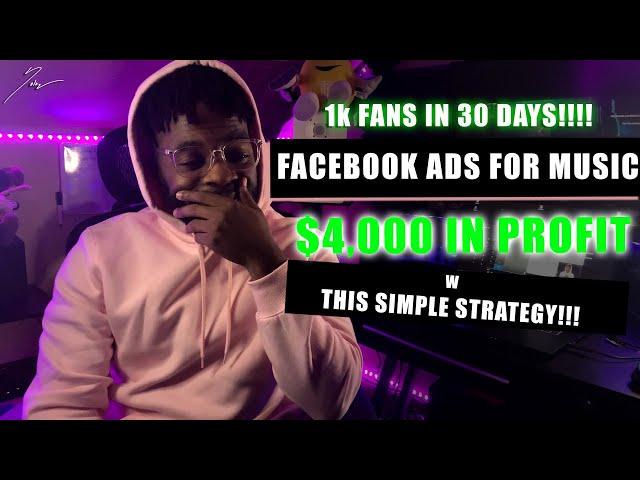 Made 1k Fans using Facebook  Ads for Music Artists | $4k Profit Strategy
