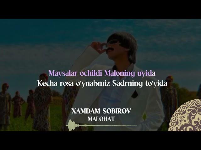 Xamdam Sobirov - Malohat | Milliy Karaoke