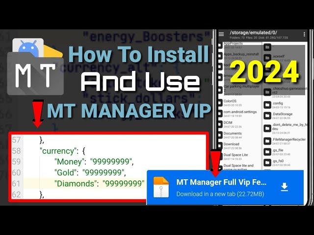 How To Install And Use MT MANAGER Vip No Root 2024