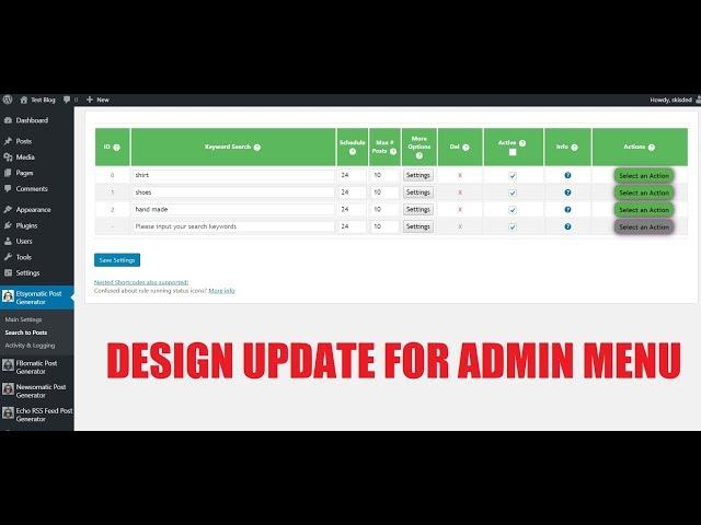 Design update for CodeRevolution's WordPress plugins - new and refreshed looks in the admin area