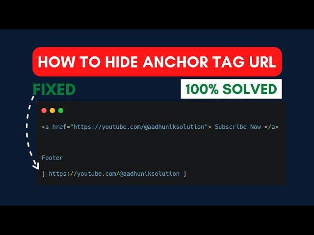 a href hide url | How to Hide a href link status bar | a href tag in html | a href hide bottom url |