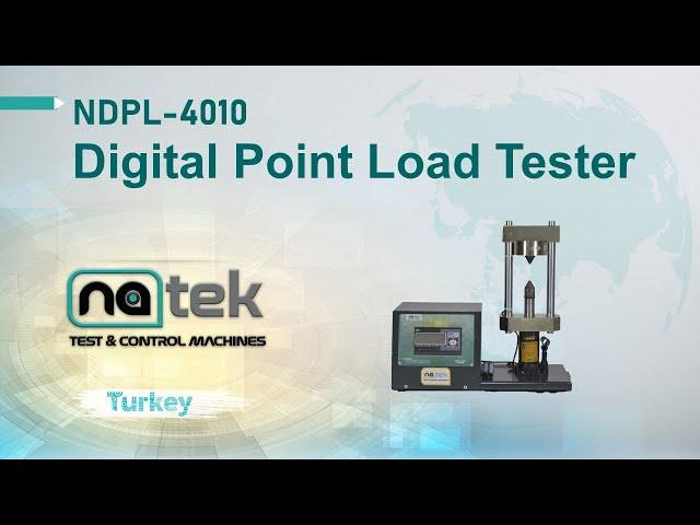 Digital Point Load Tester (Rock Strength Index)