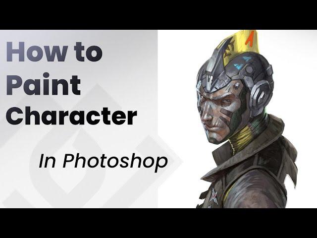 How to paint a character in Photoshop by Jesus Conde