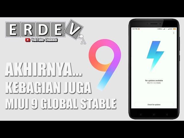 Update MIUI 9 Global Stable on Xiaomi Redmi 4X