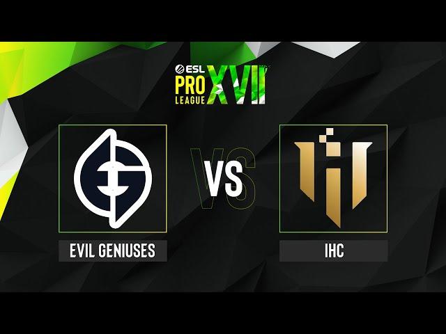 Evil Geniuses vs. IHC - Map 2 [Overpass] - ESL Pro League Season 17 - Group A