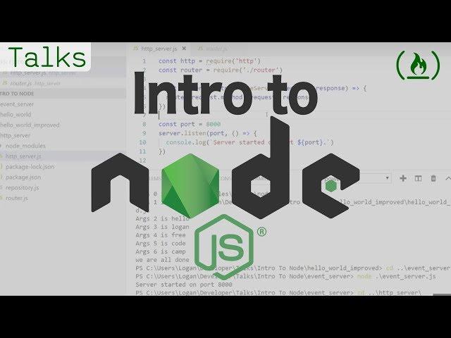 Intro to Node.js and npm