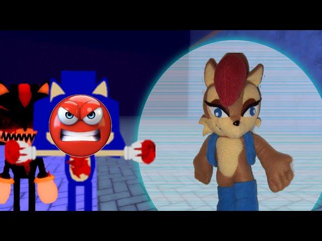 Sally crazy with it (sonic.exe sally gameplay with memes)