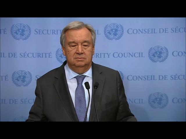 Inner City Press Asked SG Guterres Cameroon Q. UN Said He Hadn't Heard It, Threatened to Review ICP