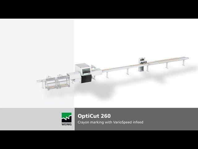 OptiCut 260 | Optimizing cross-cut saw for powerful cutting - WEINIG