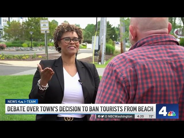 Debate Over Town's Decision to Ban Tourists From Beach | NBC Washington