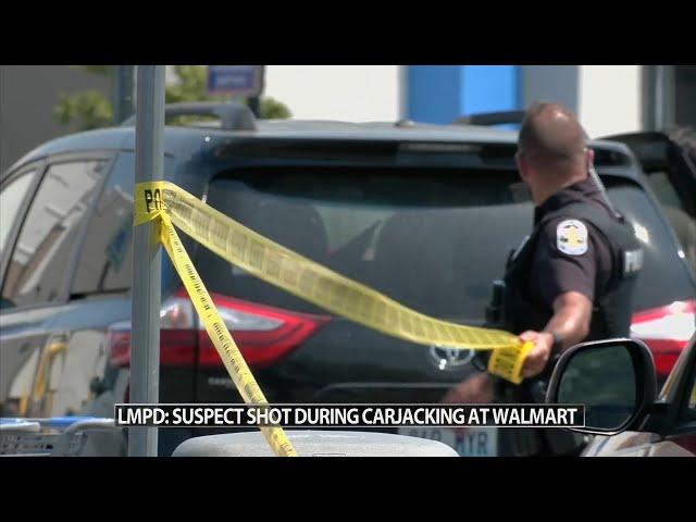 Louisville police shoot man trying to carjack woman in Walmart pharmacy drive-thru