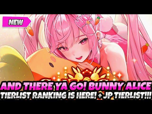 *AND THERE YA GO!!* BUNNY GIRL ALICE TIER LIST RANKING IS HERE! + JP REVIEW (Nikke Goddess Victory