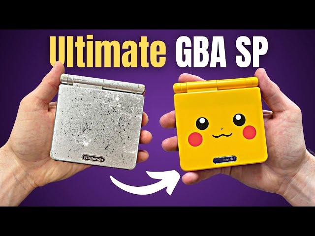 How to Reshell & Upgrade a Game Boy Advance SP EASY!