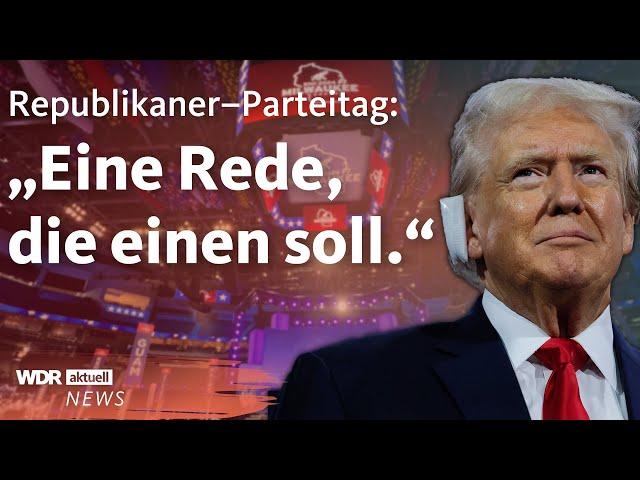 Nach Attentat: Trump plant Auftritt auf Parteitag der Republikaner  | WDR Aktuelle Stunde