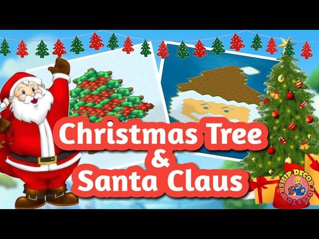 Christmas Tree  & Santa Claus Design  || Township Christmas Decoration Idea || Township ||