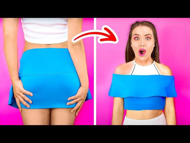 BRILLIANT CLOTHES HACKS FOR GIRLS || Epic Clothes Hacks & Easy Fashion Tricks By 123GO! GOLD