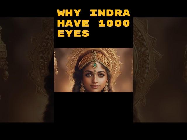 Why Lord Indra have 1000 eyes ?#lordindra #indra #indracurse