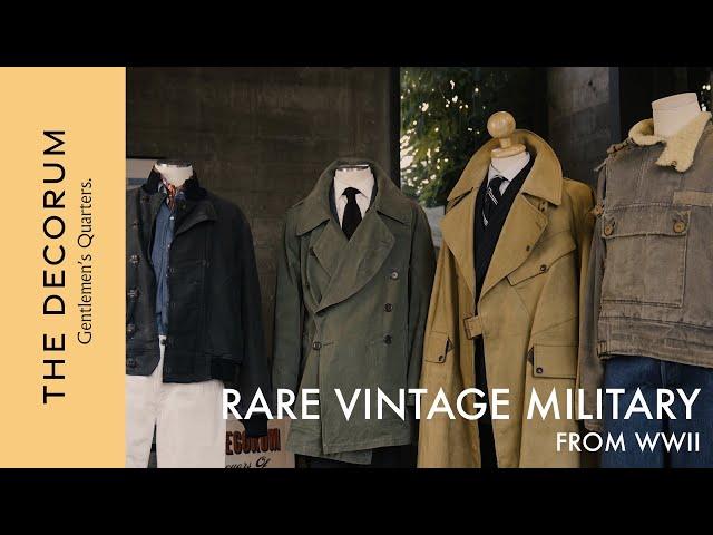 Rare vintage military from WWII : เปิดกรุเสื้อผ้าวินเทจแรร์ไอเทม