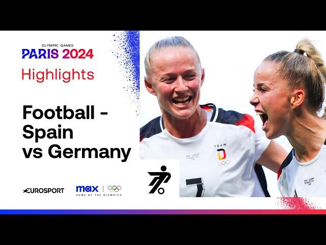 Germany take BRONZE from Spain in the Women's football  | #Paris2024 Highlights