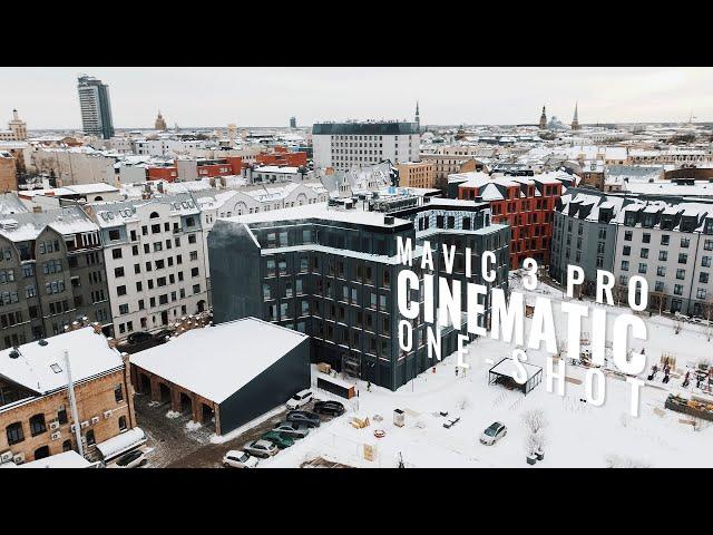 Cinematic Drone One-Shot  | Mavic 3 Pro | Sky High Riga 4K Winter Aerial