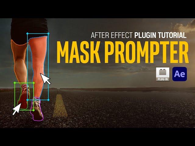 After Effects Mask Prompter Plugin Tutorial Easy Matte l Mask Prompter 플러그인 튜토리얼