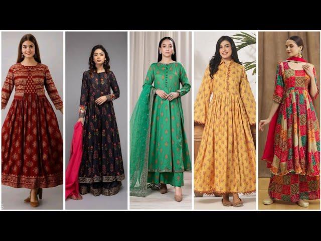 New Long frock design 2025/Winter Frock Design/Khaddar Long frock design 2025/Frock Design 2025