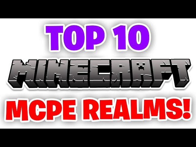 TOP 10 Realms For MCPE 1.20+ (REALM CODES) | Minecraft Bedrock Edition