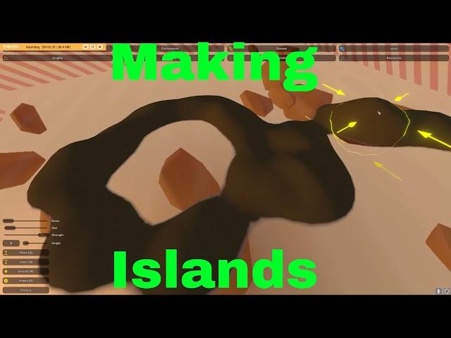 Unturned Level Editor #1: Making Islands