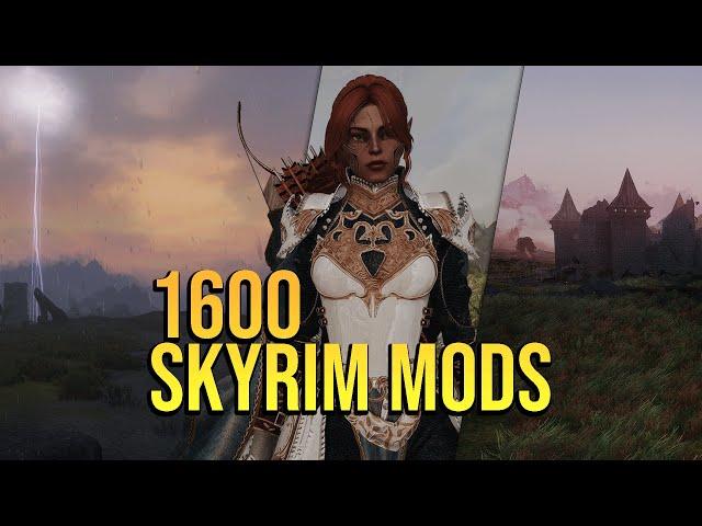 MODDED SKYRIM FANTASY | 1600 Skyrim Mods | Lyra Wabbajack