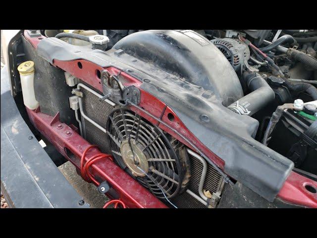 How to install an aftermarket radiator fan quick and easy on any vehicle