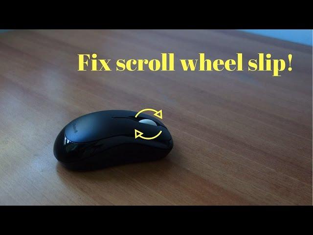  How to - Microsoft Wireless Mouse teardown and repair of the scroll wheel 