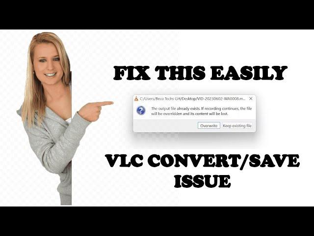 How to Fix VLC Convert/Save Issue -  Step by Step Guide for VLC Media Player