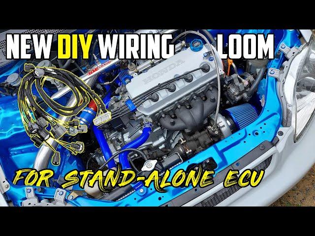 How To Make a ECU Wiring Loom - Dicktator to Honda D/B Series