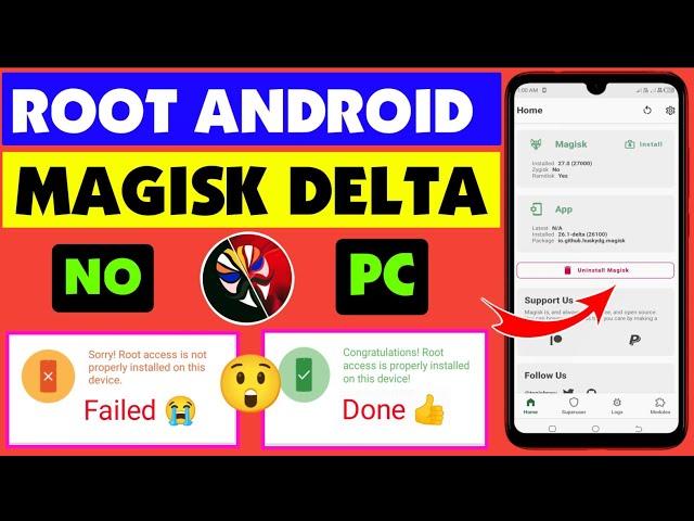 How To Root Any Android Magisk Delta  Without Computer Kingroot Mtkeasysu | Android Fake Location 