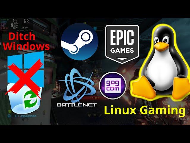 Linux Gaming Overview - It's so good I finally ditched Windows!